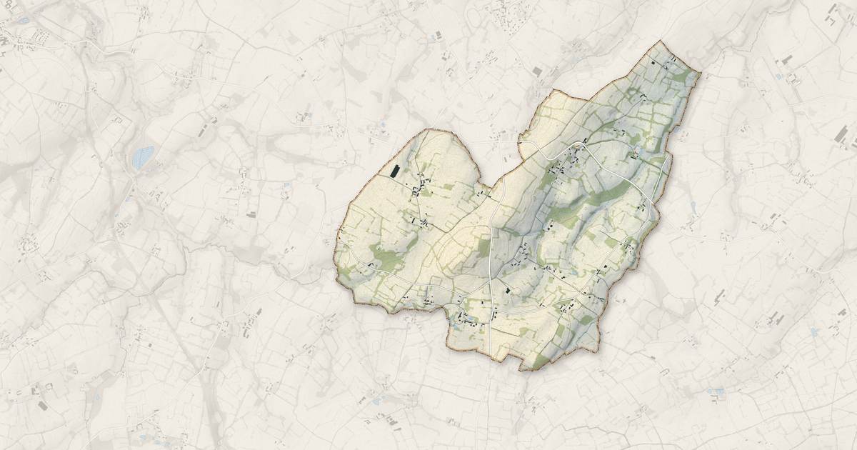 Portrait cartographique de Montcuit : relief, eau, forêts, bâti et voies, calculés à partir des données de l'IGN