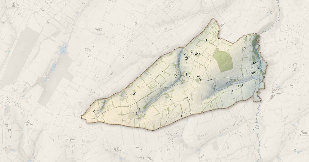 Portrait cartographique de Montrabot : relief, eau, forêts, bâti et voies, calculés à partir des données de l'IGN
