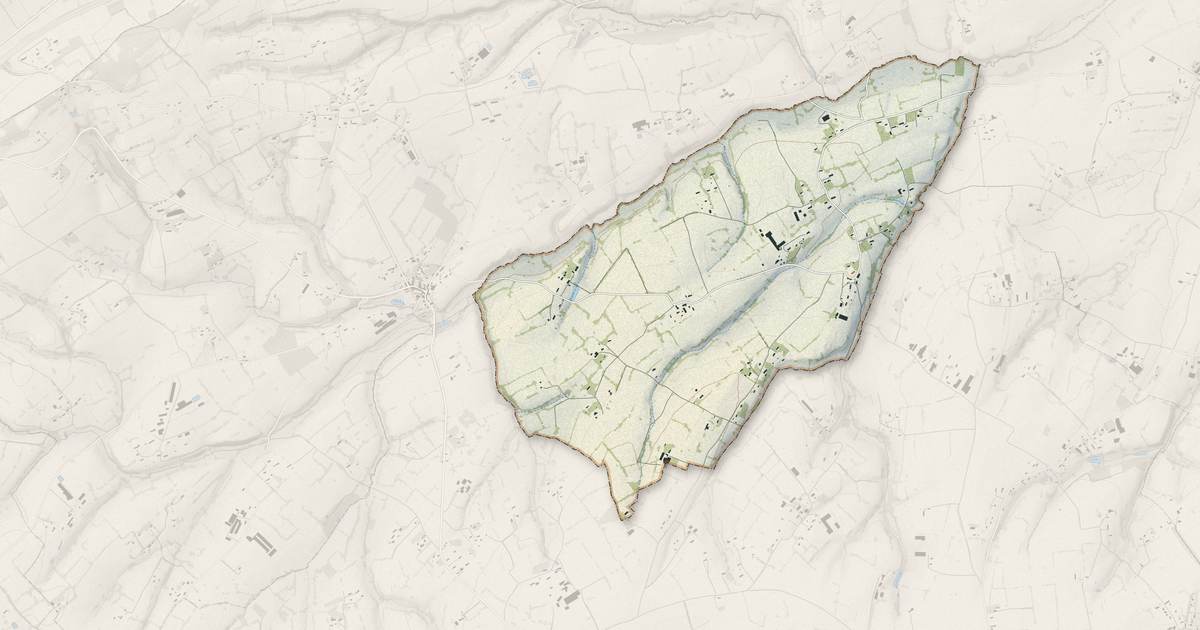 Portrait cartographique de Morigny : relief, eau, forêts, bâti et voies, calculés à partir des données de l'IGN
