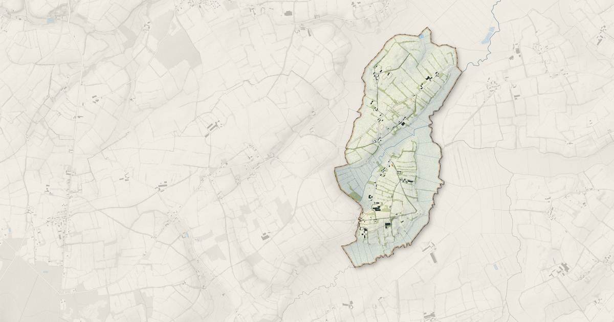 Portrait cartographique de Nay : relief, eau, forêts, bâti et voies, calculés à partir des données de l'IGN