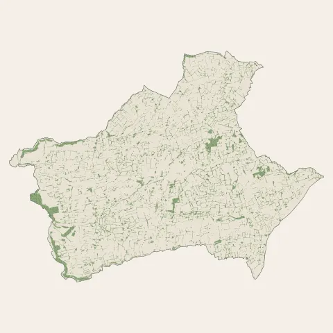 Percy-en-Normandie : bois, forêts et landes