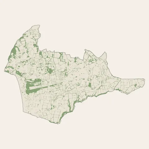 Les Pieux : bois, forêts et landes