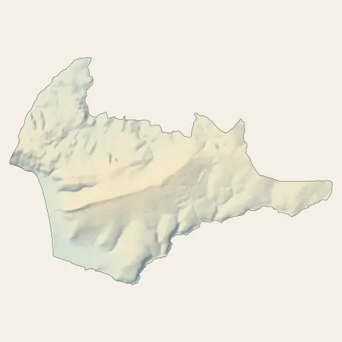 Les Pieux : relief