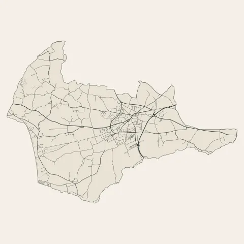 Les Pieux : voies