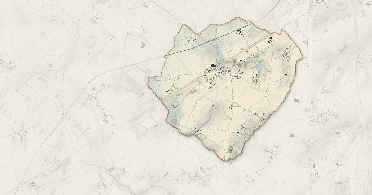 Portrait cartographique de Précey : relief, eau, forêts, bâti et voies, calculés à partir des données de l'IGN