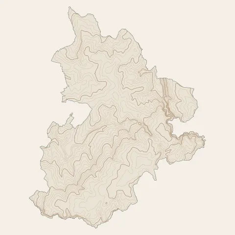 Saint-James : courbes de niveau