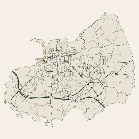 Saint-Lô : voies