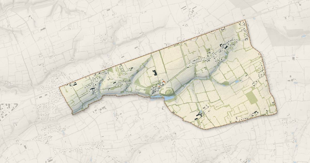 Portrait cartographique de Saint-Pierre-de-Semilly : relief, eau, forêts, bâti et voies, calculés à partir des données de l'IGN