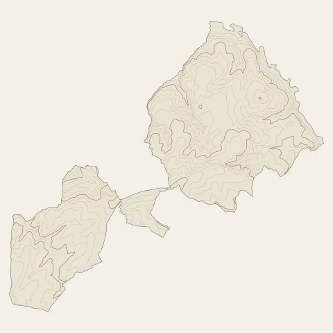 Bourgvallées : courbes de niveau
