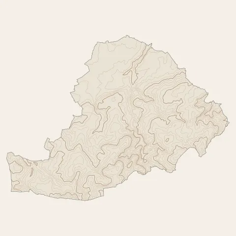 Saint-Sauveur-Villages : courbes de niveau