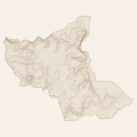 Saint-Sauveur-le-Vicomte : courbes de niveau