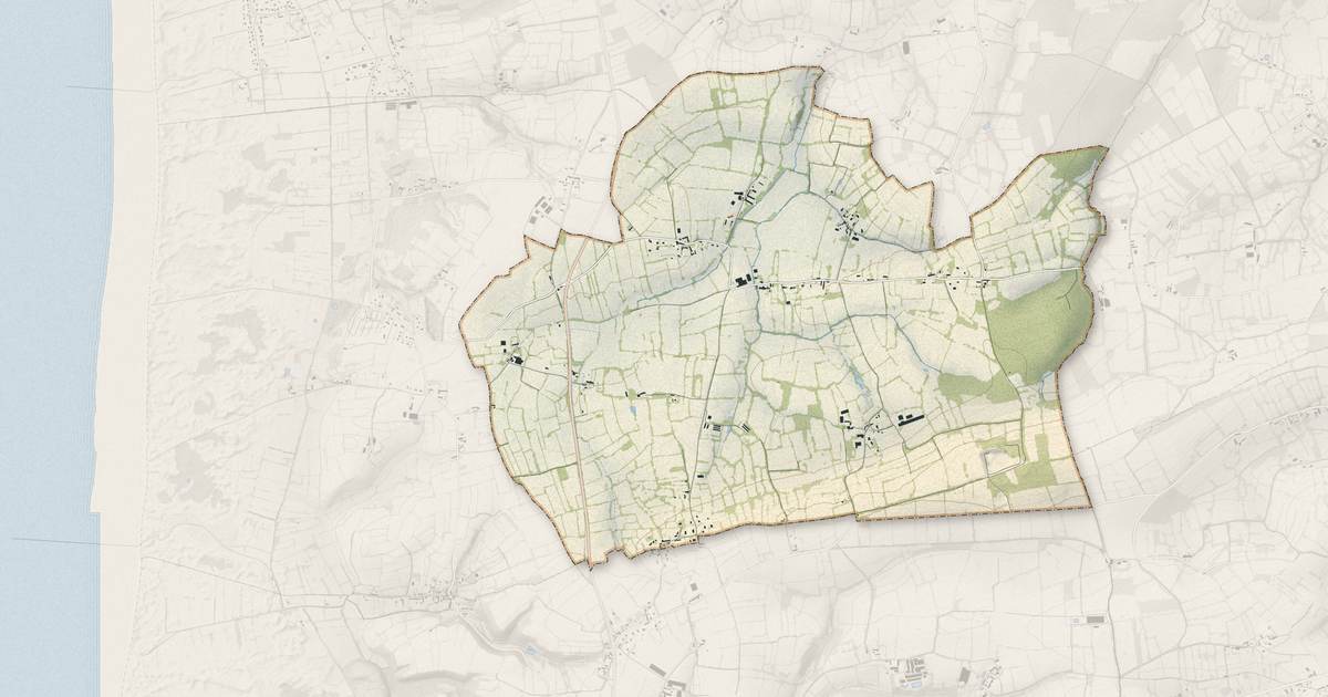 Portrait cartographique de Sénoville : relief, eau, forêts, bâti et voies, calculés à partir des données de l'IGN
