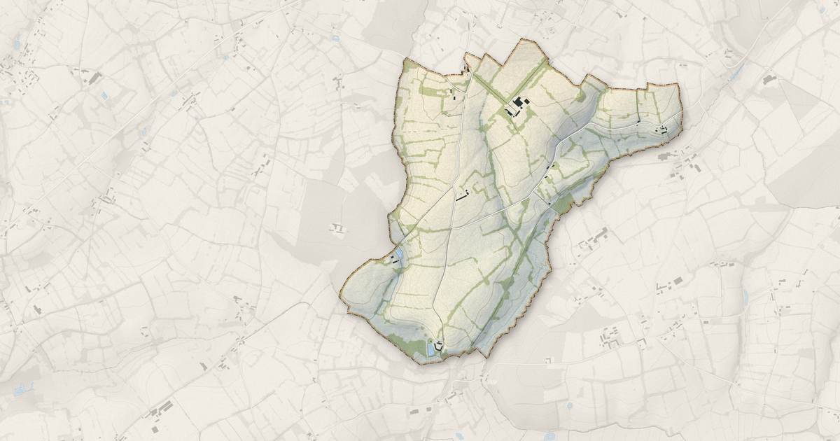 Portrait cartographique de Taillepied : relief, eau, forêts, bâti et voies, calculés à partir des données de l'IGN
