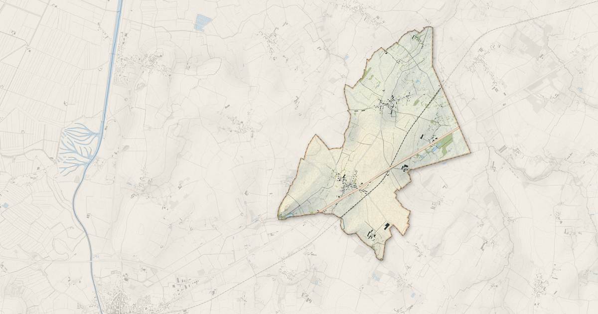 Portrait cartographique de Tanis : relief, eau, forêts, bâti et voies, calculés à partir des données de l'IGN
