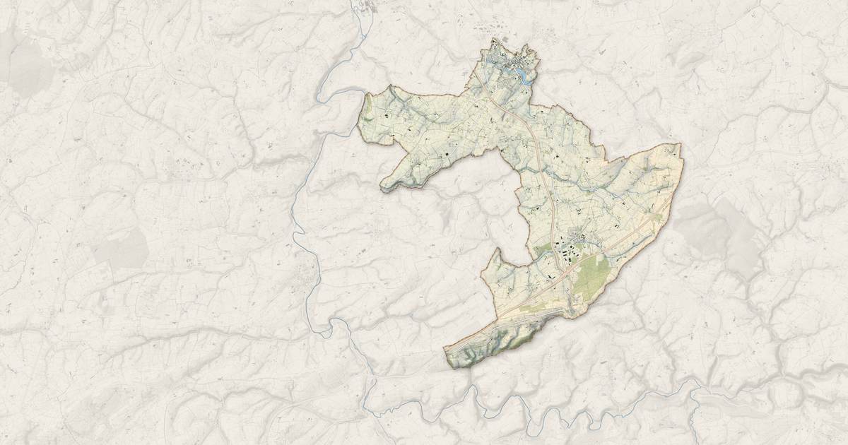 Portrait cartographique de Torigny-les-Villes : relief, eau, forêts, bâti et voies, calculés à partir des données de l'IGN