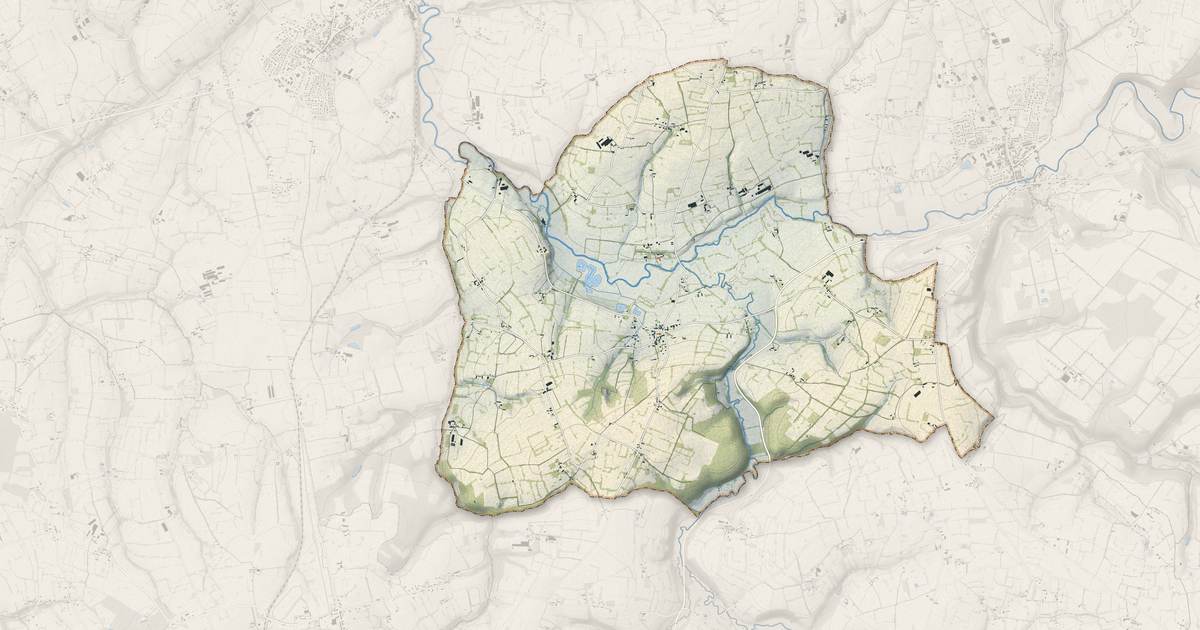 Portrait cartographique de Ver : relief, eau, forêts, bâti et voies, calculés à partir des données de l'IGN