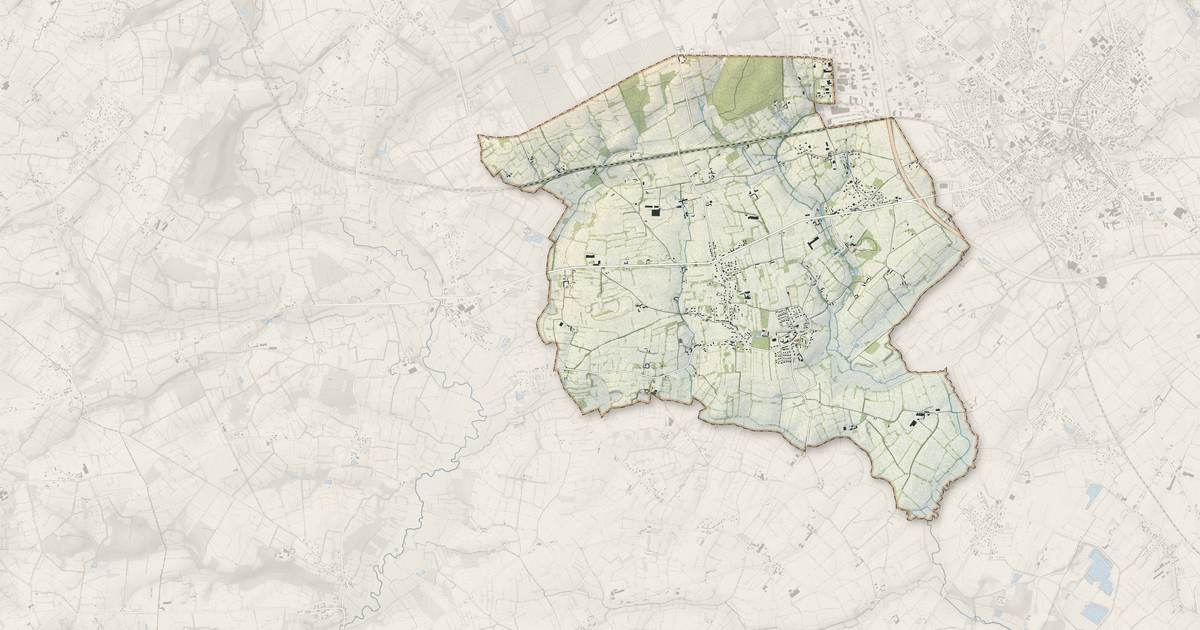 Portrait cartographique de Yvetot-Bocage : relief, eau, forêts, bâti et voies, calculés à partir des données de l'IGN