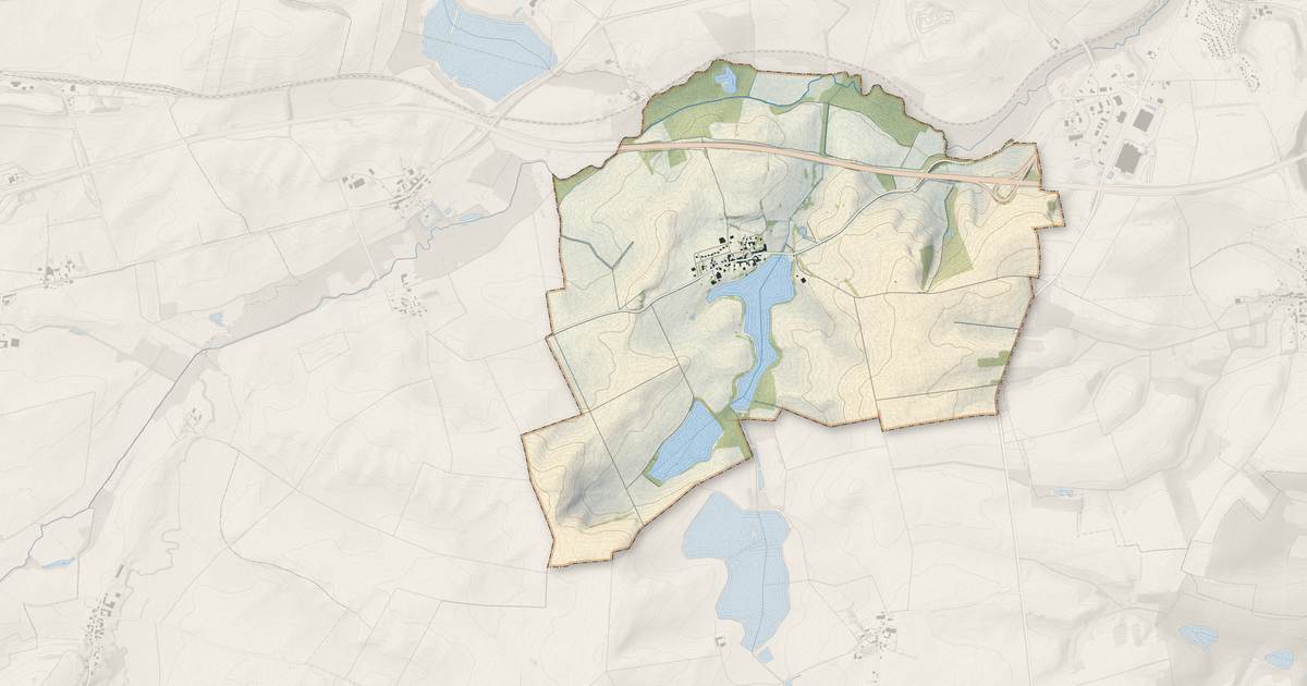 Portrait cartographique de Argers : relief, eau, forêts, bâti et voies, calculés à partir des données de l'IGN