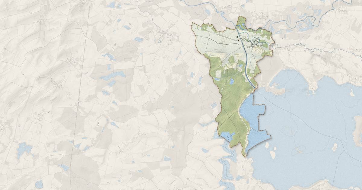 Portrait cartographique de Arrigny : relief, eau, forêts, bâti et voies, calculés à partir des données de l'IGN