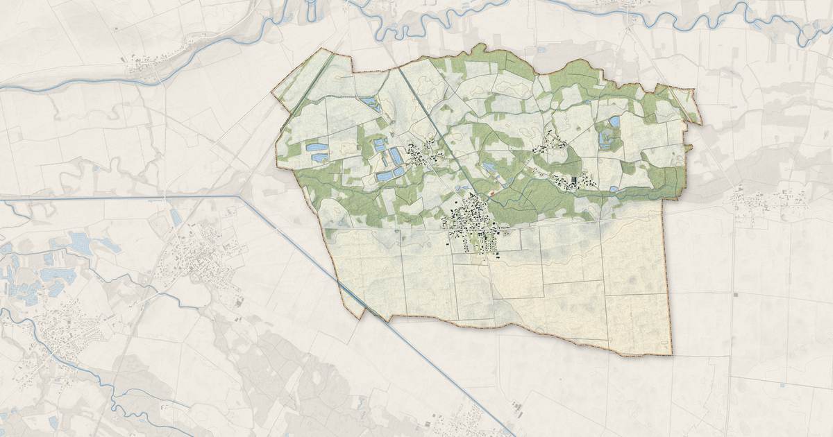 Portrait cartographique de Bagneux : relief, eau, forêts, bâti et voies, calculés à partir des données de l'IGN
