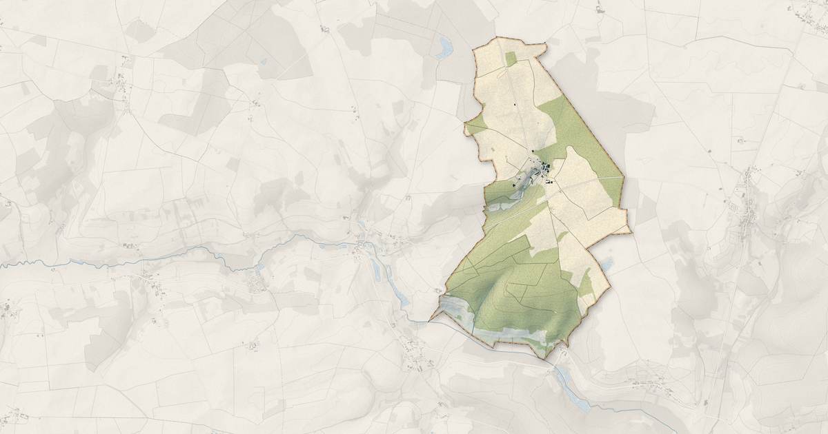 Portrait cartographique de Bannay : relief, eau, forêts, bâti et voies, calculés à partir des données de l'IGN