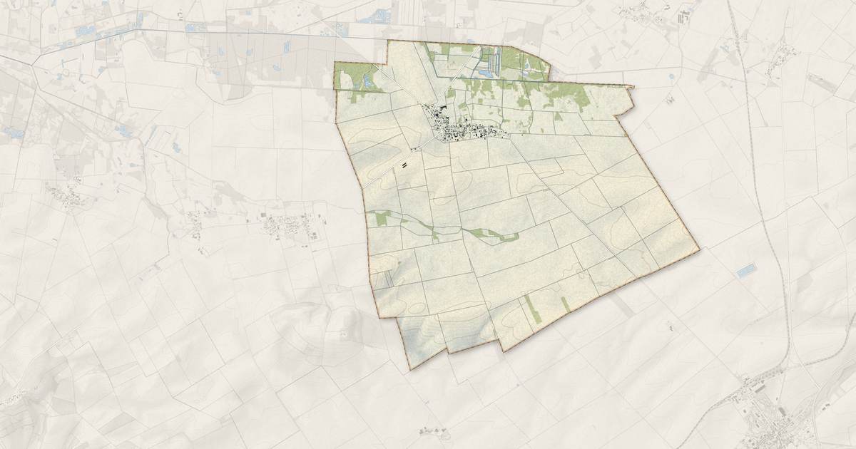 Portrait cartographique de Bannes : relief, eau, forêts, bâti et voies, calculés à partir des données de l'IGN
