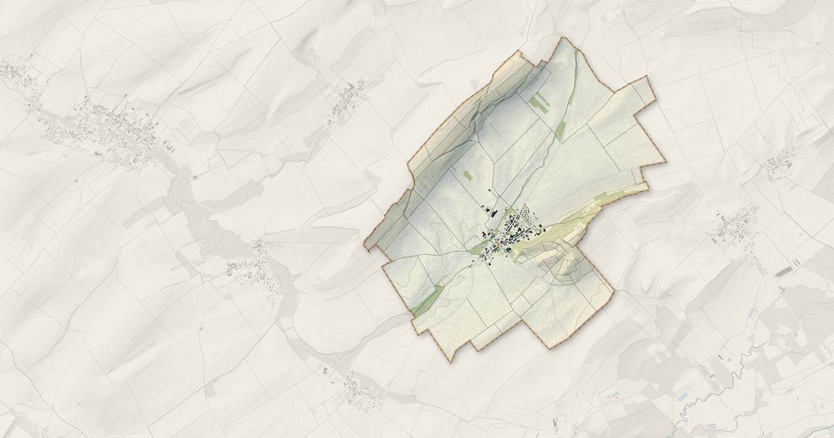 Portrait cartographique de Bassuet : relief, eau, forêts, bâti et voies, calculés à partir des données de l'IGN