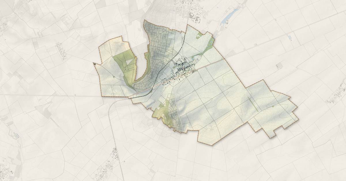 Portrait cartographique de Bergères-lès-Vertus : relief, eau, forêts, bâti et voies, calculés à partir des données de l'IGN