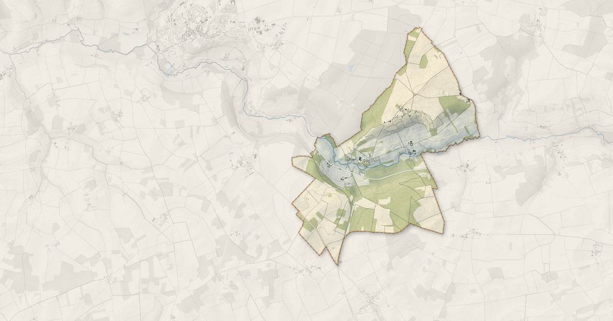Portrait cartographique de Bergères-sous-Montmirail : relief, eau, forêts, bâti et voies, calculés à partir des données de l'IGN