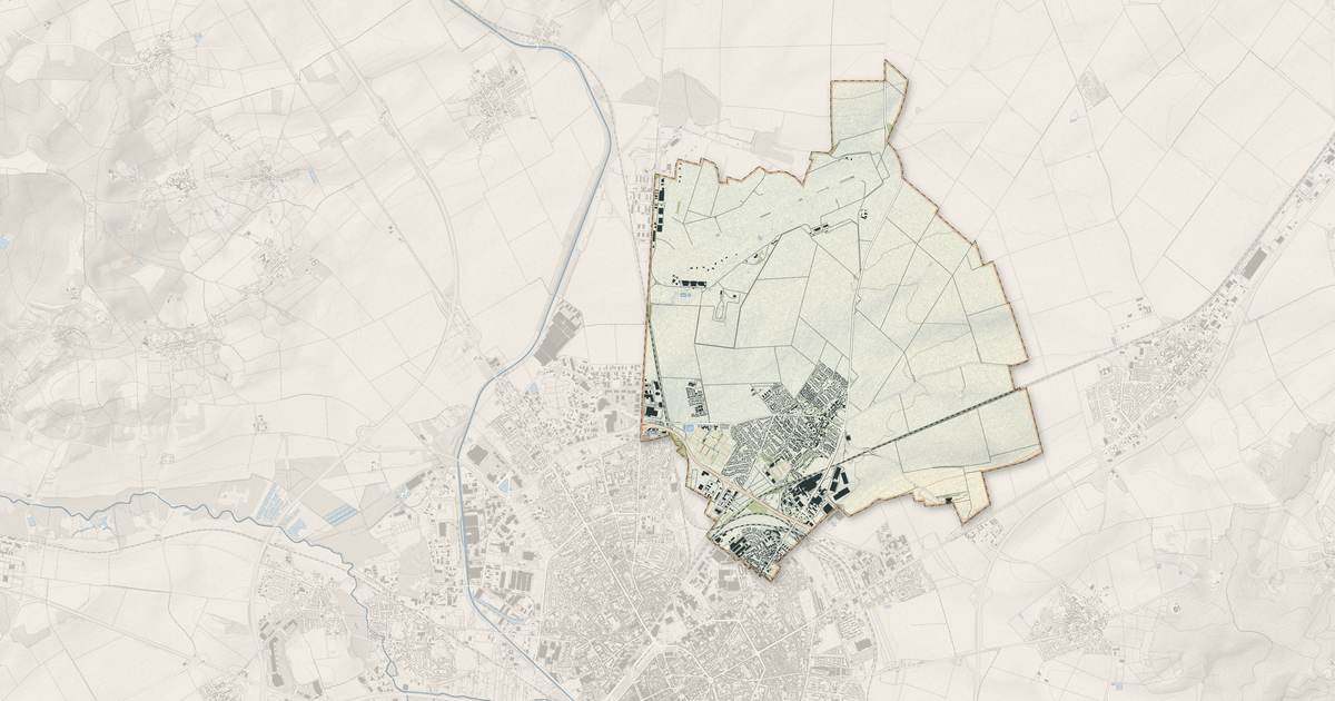 Portrait cartographique de Bétheny : relief, eau, forêts, bâti et voies, calculés à partir des données de l'IGN