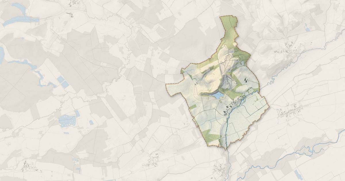 Portrait cartographique de Bettancourt-la-Longue : relief, eau, forêts, bâti et voies, calculés à partir des données de l'IGN