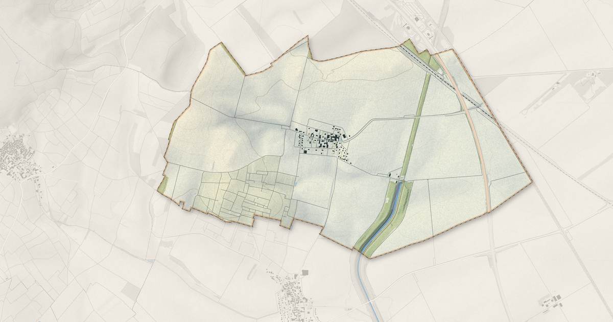 Portrait cartographique de Billy-le-Grand : relief, eau, forêts, bâti et voies, calculés à partir des données de l'IGN
