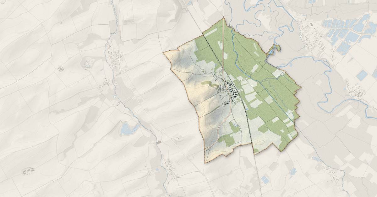 Portrait cartographique de Blaise-sous-Arzillières : relief, eau, forêts, bâti et voies, calculés à partir des données de l'IGN