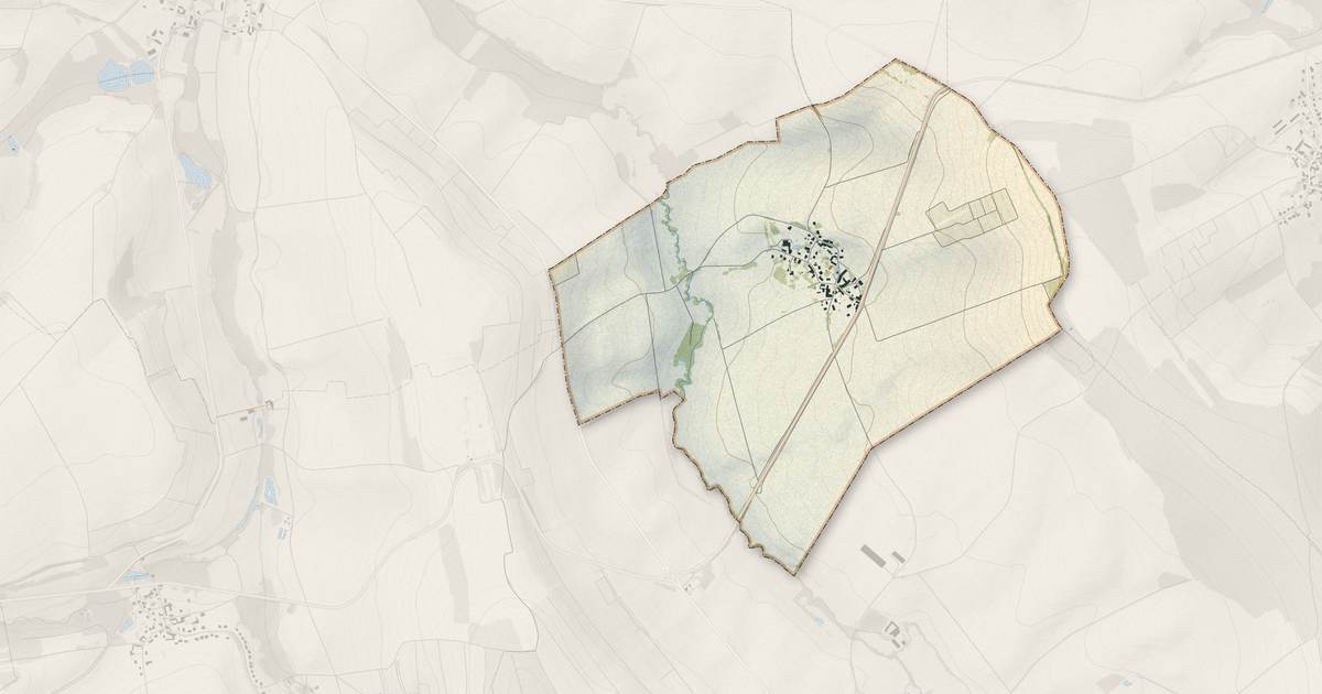 Portrait cartographique de Bligny : relief, eau, forêts, bâti et voies, calculés à partir des données de l'IGN