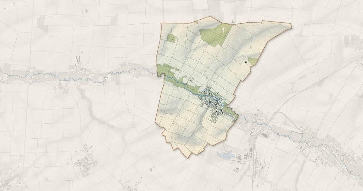 Portrait cartographique de Boult-sur-Suippe : relief, eau, forêts, bâti et voies, calculés à partir des données de l'IGN