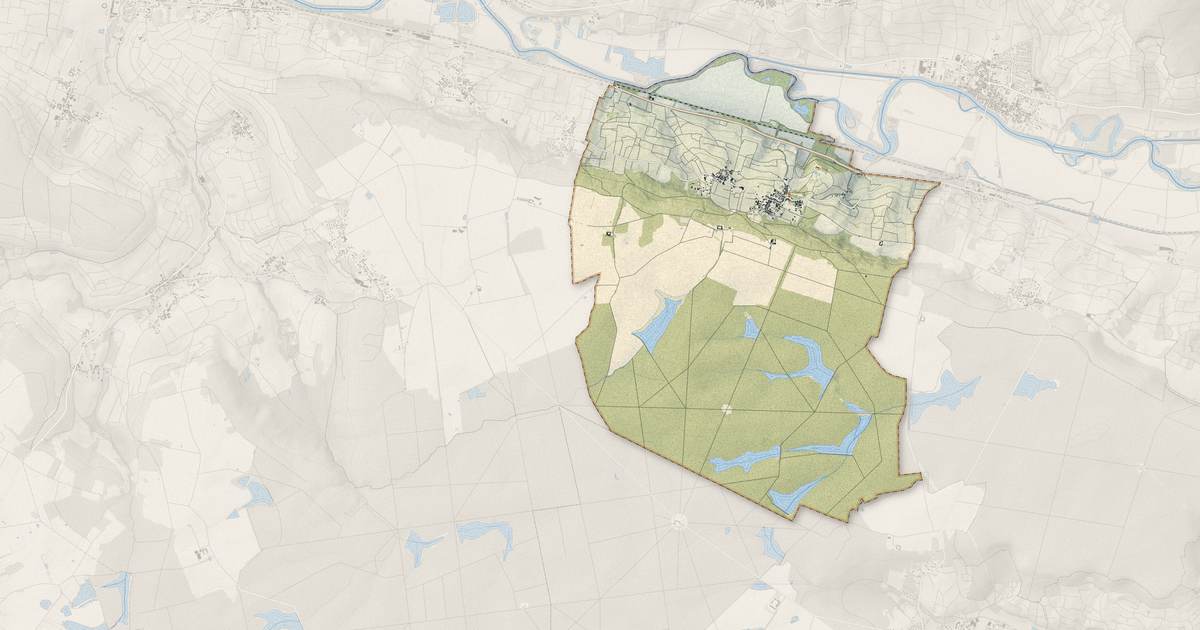 Portrait cartographique de Boursault : relief, eau, forêts, bâti et voies, calculés à partir des données de l'IGN