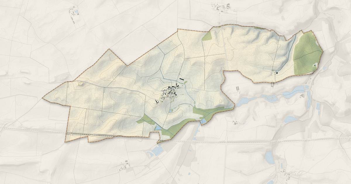 Portrait cartographique de Braux-Saint-Remy : relief, eau, forêts, bâti et voies, calculés à partir des données de l'IGN