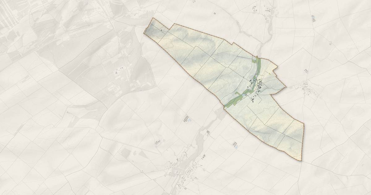 Portrait cartographique de Bréban : relief, eau, forêts, bâti et voies, calculés à partir des données de l'IGN