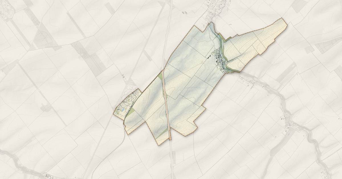 Portrait cartographique de Breuvery-sur-Coole : relief, eau, forêts, bâti et voies, calculés à partir des données de l'IGN