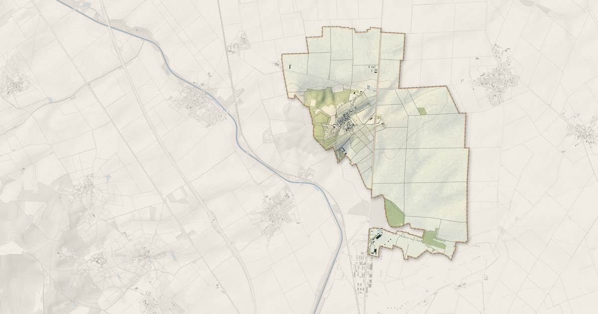 Portrait cartographique de Brimont : relief, eau, forêts, bâti et voies, calculés à partir des données de l'IGN