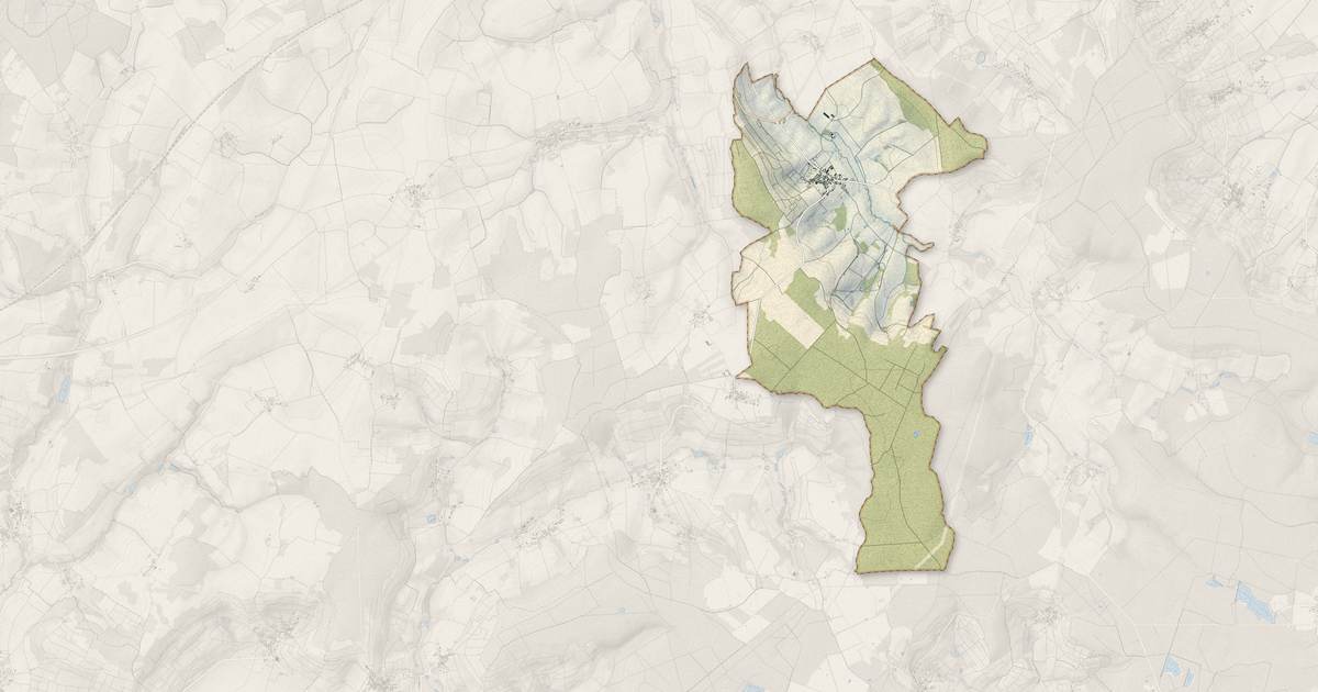 Portrait cartographique de Chaumuzy : relief, eau, forêts, bâti et voies, calculés à partir des données de l'IGN
