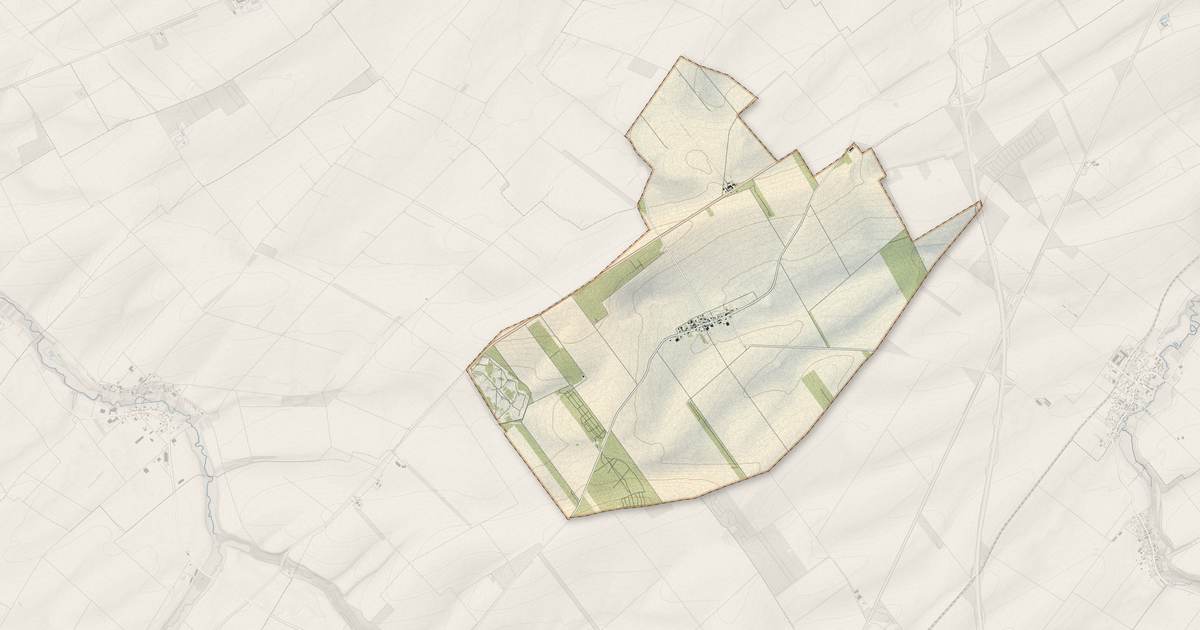 Portrait cartographique de Cheniers : relief, eau, forêts, bâti et voies, calculés à partir des données de l'IGN