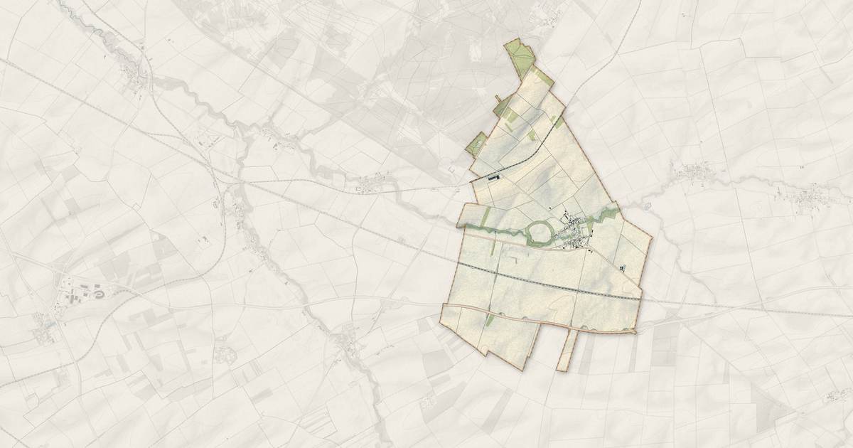 Portrait cartographique de La Cheppe : relief, eau, forêts, bâti et voies, calculés à partir des données de l'IGN