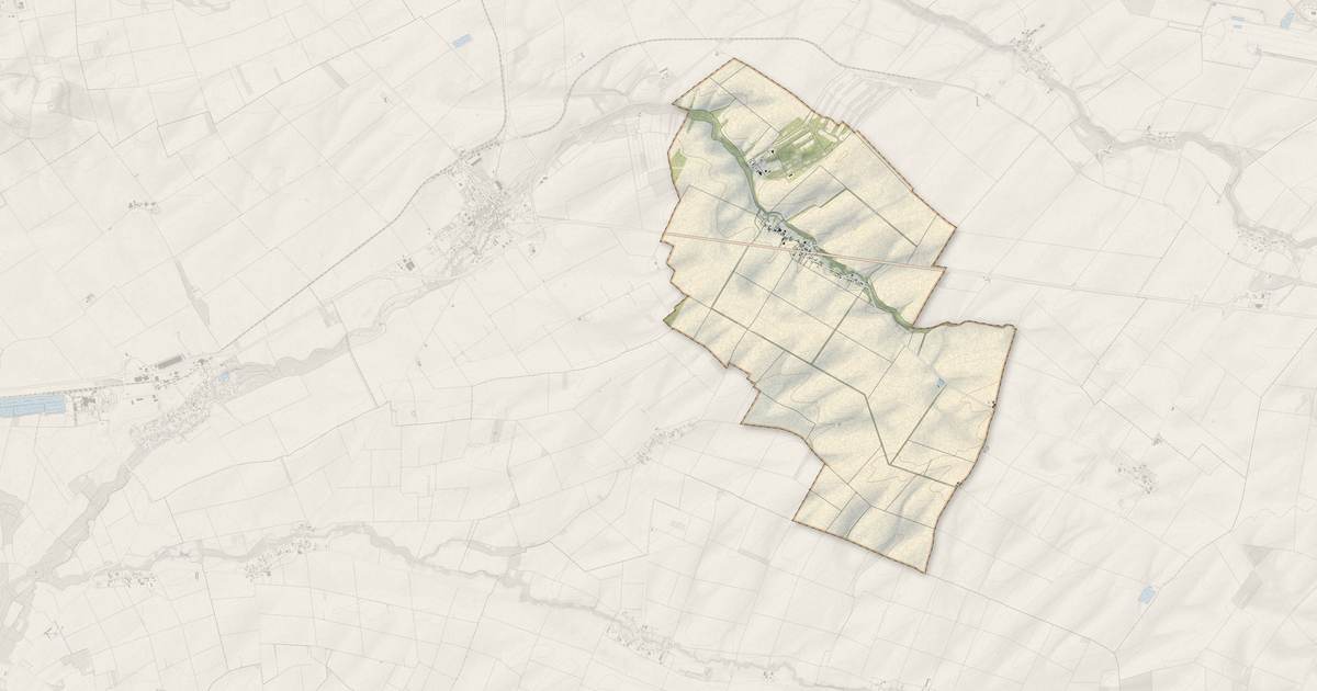 Portrait cartographique de Connantray-Vaurefroy : relief, eau, forêts, bâti et voies, calculés à partir des données de l'IGN
