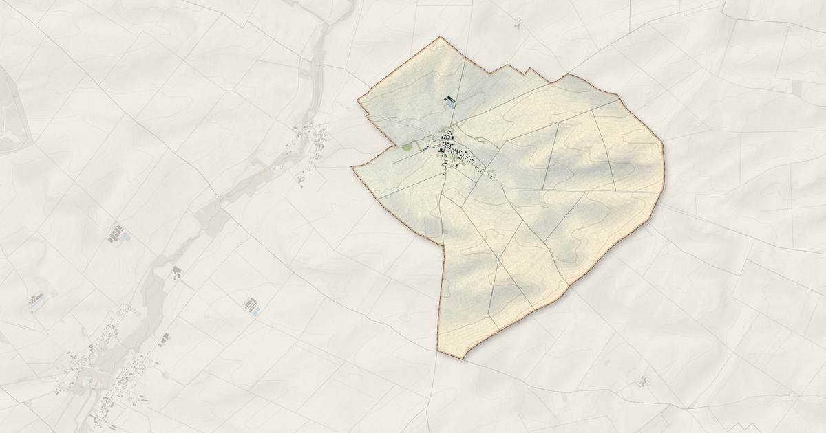 Portrait cartographique de Corbeil : relief, eau, forêts, bâti et voies, calculés à partir des données de l'IGN