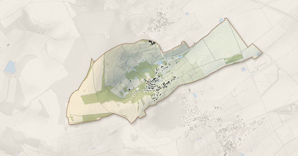 Portrait cartographique de Coulommes-la-Montagne : relief, eau, forêts, bâti et voies, calculés à partir des données de l'IGN
