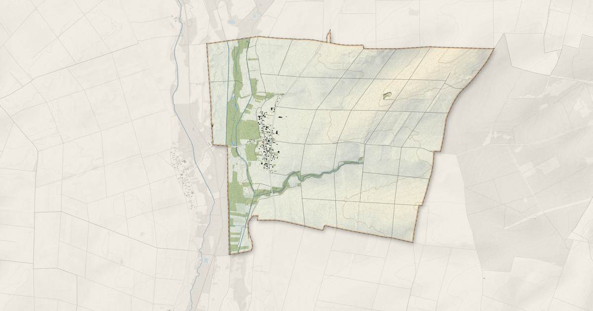 Portrait cartographique de Courcemain : relief, eau, forêts, bâti et voies, calculés à partir des données de l'IGN
