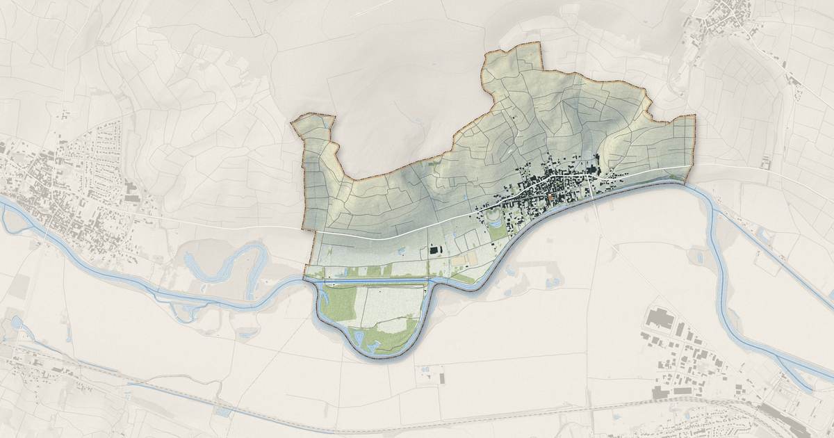 Portrait cartographique de Cumières : relief, eau, forêts, bâti et voies, calculés à partir des données de l'IGN