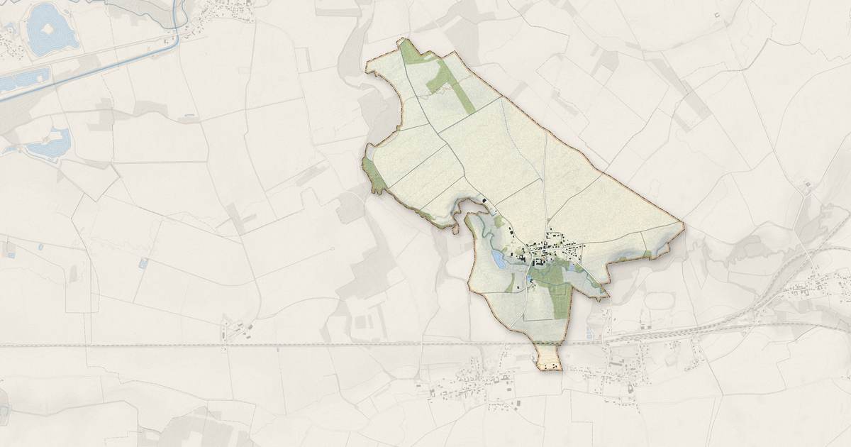 Portrait cartographique de Dompremy : relief, eau, forêts, bâti et voies, calculés à partir des données de l'IGN