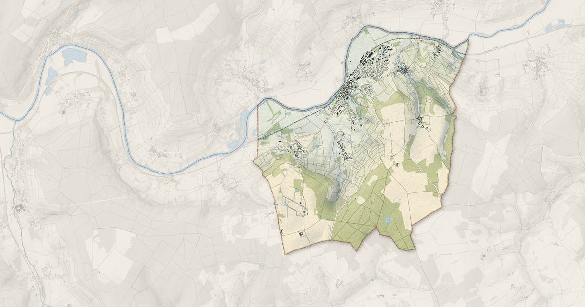 Portrait cartographique de Dormans : relief, eau, forêts, bâti et voies, calculés à partir des données de l'IGN